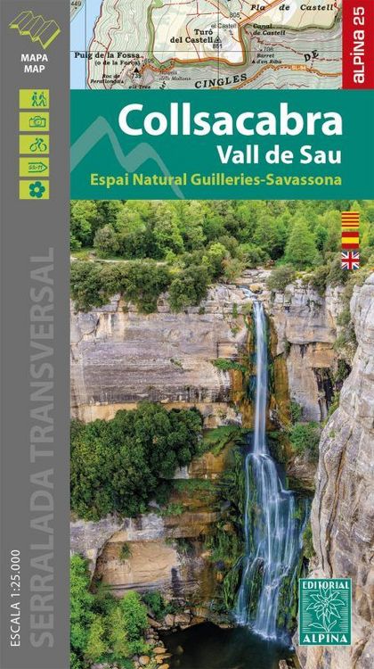 Produktbild: Collsacabra Vall De Sau 1:25.000 (mapa Alpina)