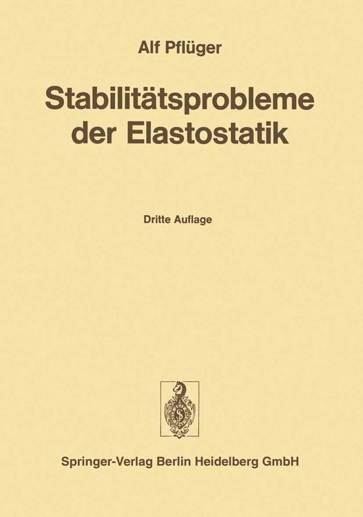 Produktbild: Stabilit&auml;tsprobleme der Elastostatik