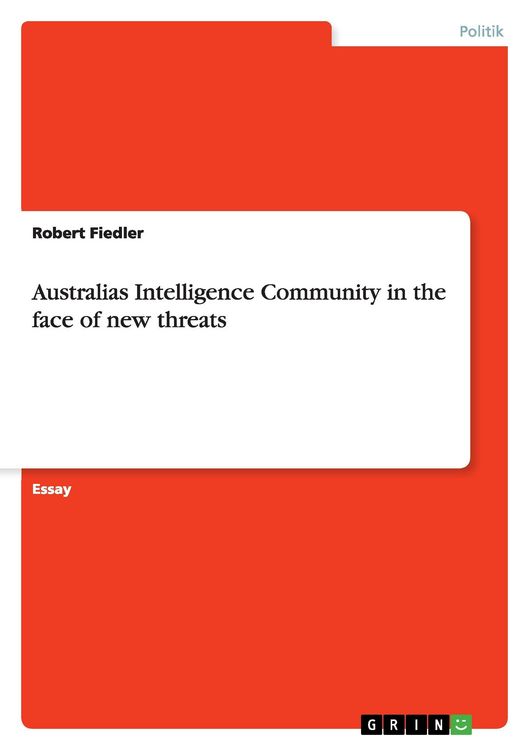 Produktbild: Australias Intelligence Community in the face of new threats