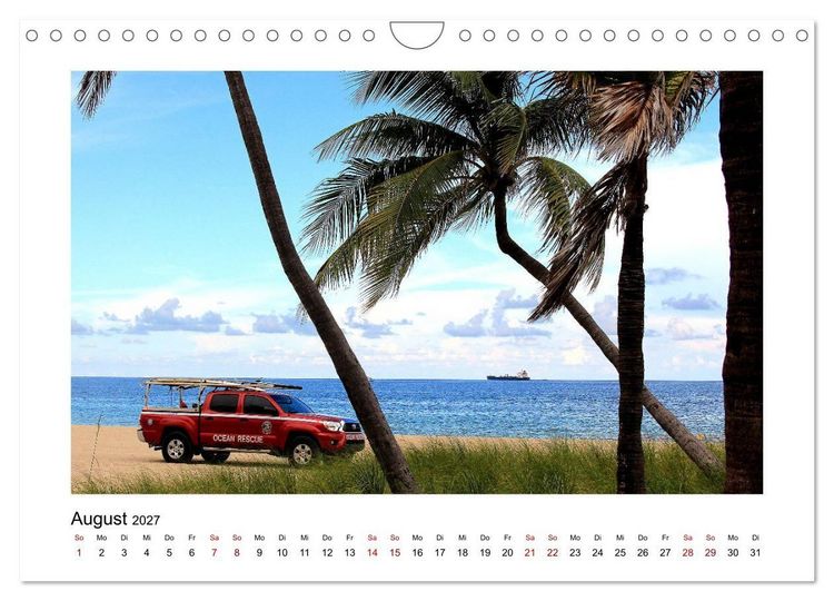 Produktbild: Florida 2027 abwechslungsreich und von der Sonne verw&ouml;hnt (Wandkalender 2027 DIN A4 quer), CALVENDO Monatskalender