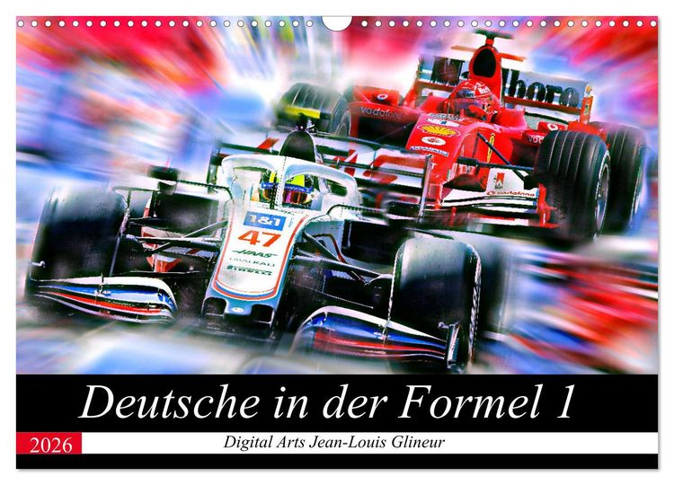 Produktbild: Deutsche in der Formel 1 (Wandkalender 2026 DIN A3 quer), CALVENDO Monatskalender