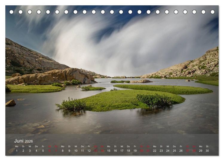 Produktbild: Korsika - Faszinierende Landschaften (Tischkalender 2026 DIN A5 quer), CALVENDO Monatskalender