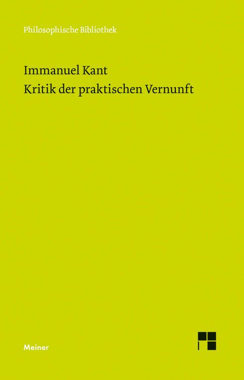Bild vom Artikel Kritik der praktischen Vernunft vom Autor Immanuel Kant