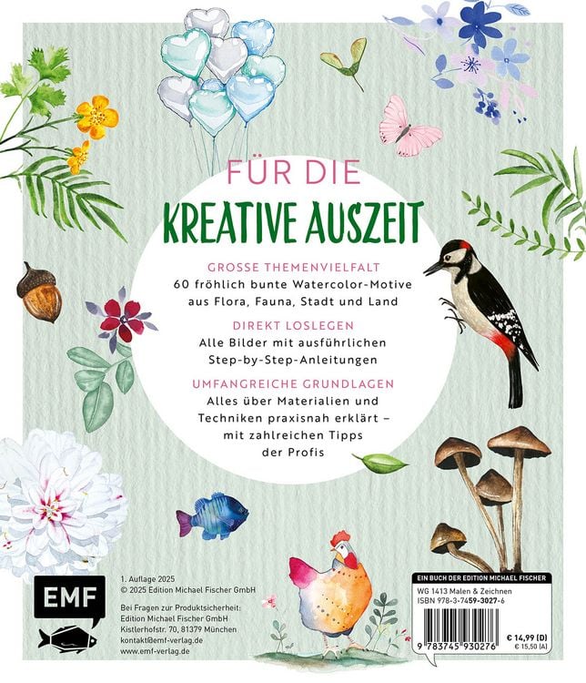 Produktbild: Der Watercolor-XXL-Workshop &ndash; Die gro&szlig;e Motivsammlung