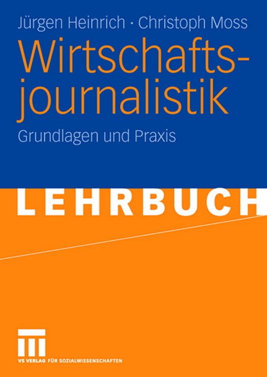 Produktbild: Wirtschaftsjournalistik