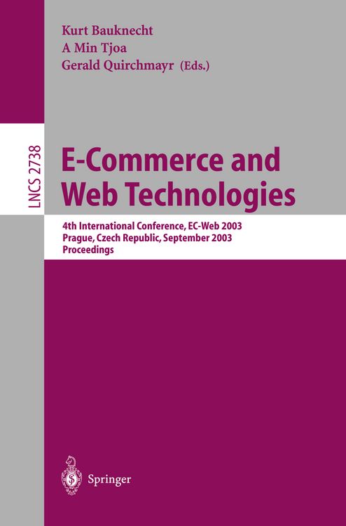 Produktbild: E-Commerce and Web Technologies