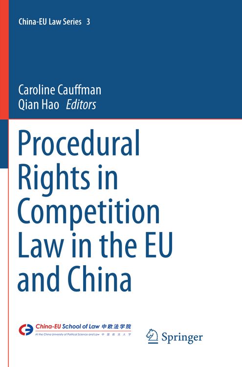 Produktbild: Procedural Rights in Competition Law in the EU and China