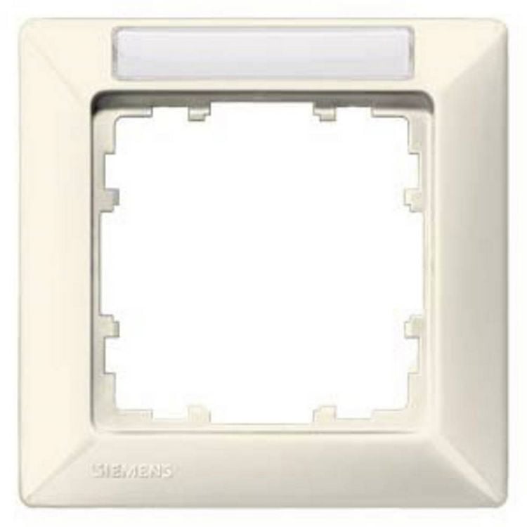 Produktbild: Siemens Schalterprogramm 1fach Rahmen Delta Wei&szlig; 5TG25811 1St.