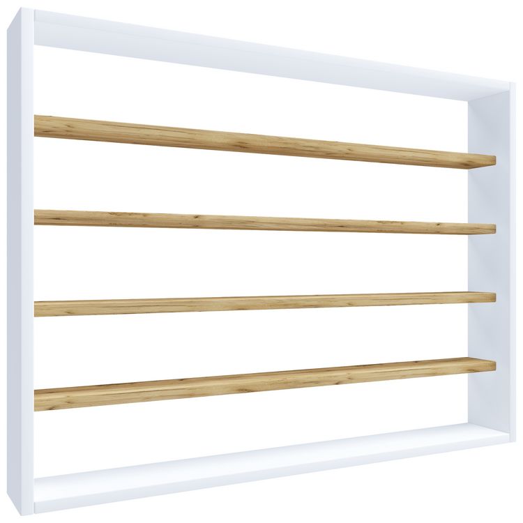 Produktbild: Holz Wandregal Wandvitrine Regal Deko Osado L