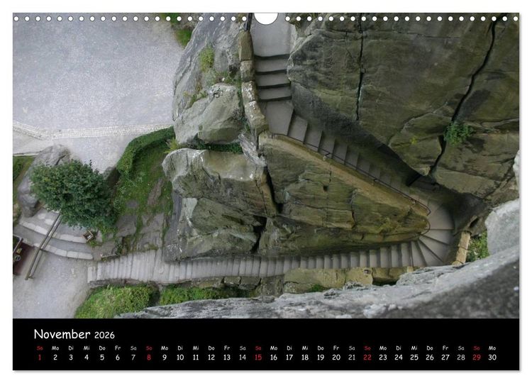 Produktbild: Die Externsteine (Wandkalender 2026 DIN A3 quer), CALVENDO Monatskalender