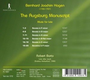 Produktbild: Hagen: The Augsburg Manuscript
