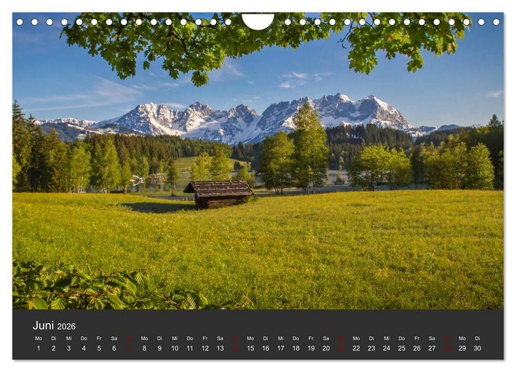 Produktbild: Der Wilde Kaiser, das Kletterparadies bei Kitzb&uuml;hel (Wandkalender 2026 DIN A4 quer), CALVENDO Monatskalender