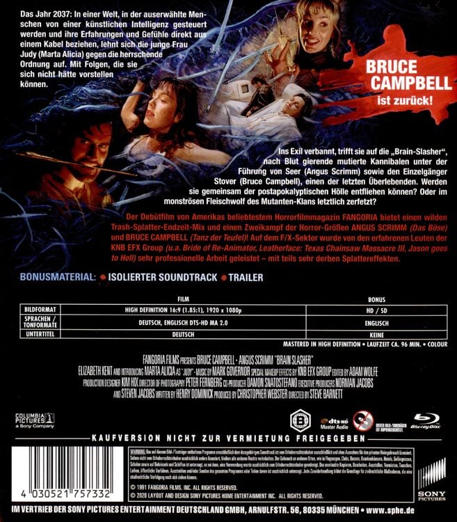 Produktbild: Brain Slasher - Uncut Version
