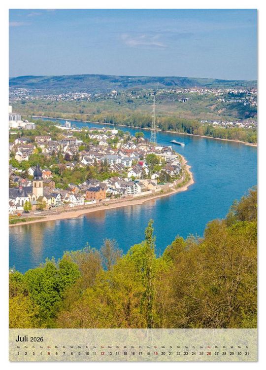 Produktbild: Koblenz - Wo die Mosel den Rhein k&uuml;sst (Wandkalender 2026 DIN A2 hoch), CALVENDO Monatskalender