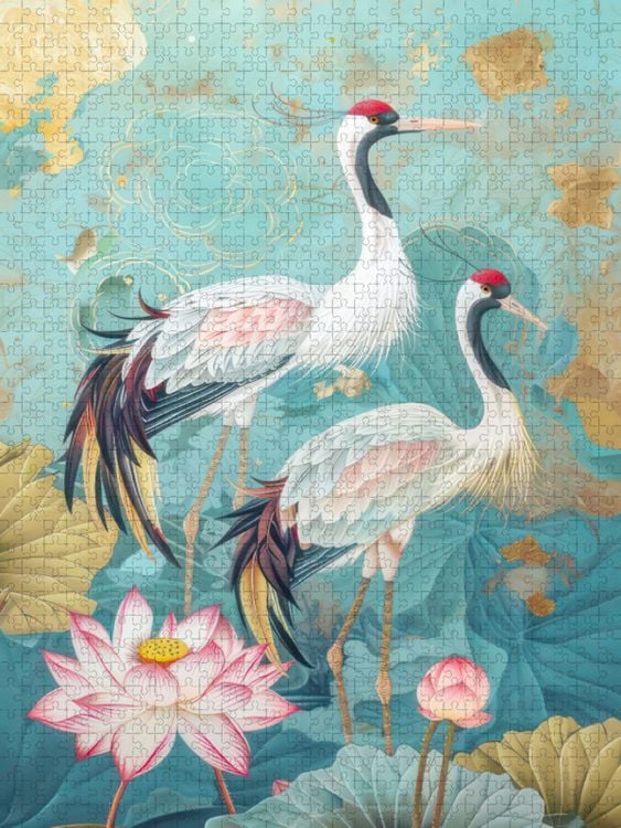 Produktbild: CALVENDO Puzzle Tiere und Natur im asiatischen Stil | 2000 Teile Lege-Gr&ouml;&szlig;e 90x67cm Foto-Puzzle f&uuml;r gl&uuml;ckliche Stunden