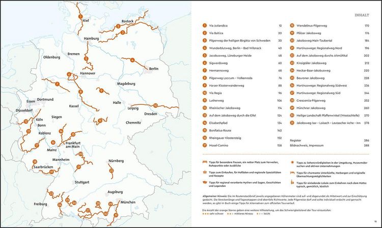 Produktbild: KUNTH Pilgerwege Deutschland