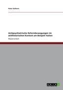 Produktbild: Antipsychiatrische Reformbewegungen im zeithistorischen Kontext am Beispiel Italien