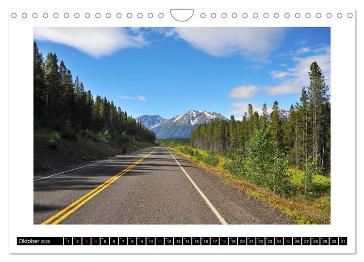 Produktbild: Yukon Territory - Der Nordwesten Kanadas (Wandkalender 2026 DIN A4 quer), CALVENDO Monatskalender