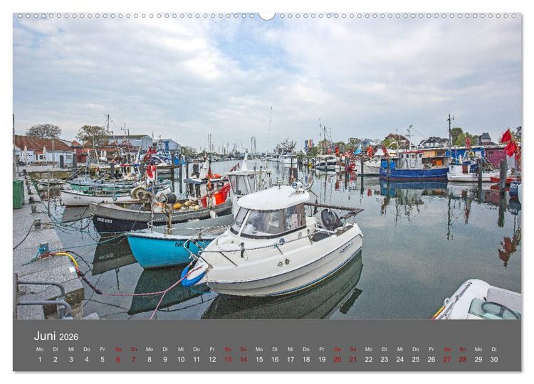 Produktbild: L&uuml;becker Bucht - Travem&uuml;nde - Niendorf - Timmendorf (hochwertiger Premium Wandkalender 2026 DIN A2 quer), Kunstdruck in Hochglanz