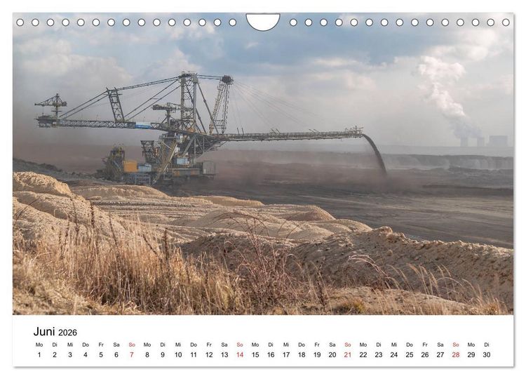 Produktbild: Bergbaulandschaften (Wandkalender 2026 DIN A4 quer), CALVENDO Monatskalender