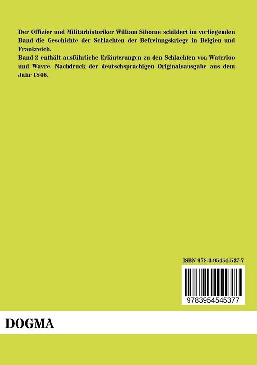 Produktbild: Geschichte des Krieges in Frankreich und Belgien im Jahre 1815
