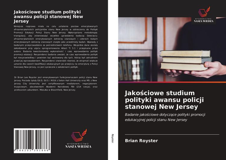 Produktbild: Jako&iquest;ciowe studium polityki awansu policji stanowej New Jersey