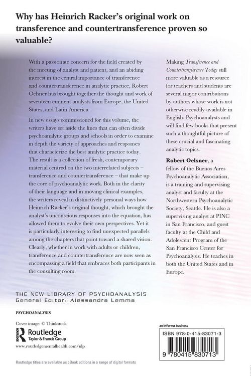 Produktbild: Transference and Countertransference Today