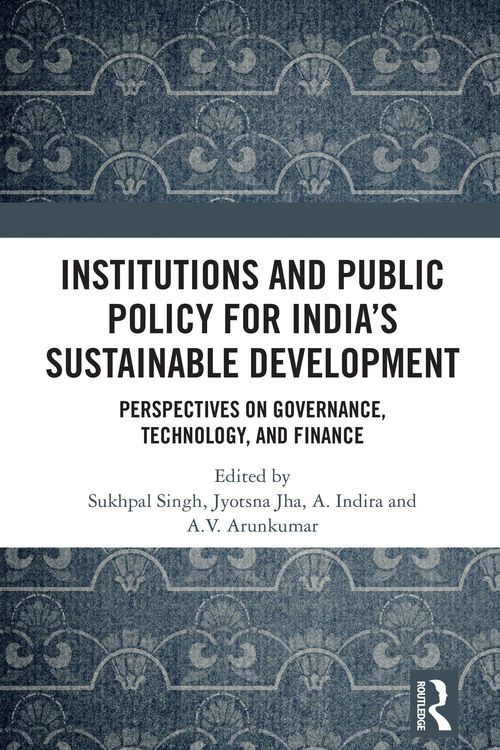 Produktbild: Institutions and Public Policy for India's Sustainable Development