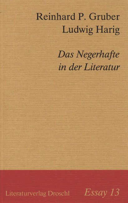 Produktbild: Die Negerhaftigkeit der Literatur