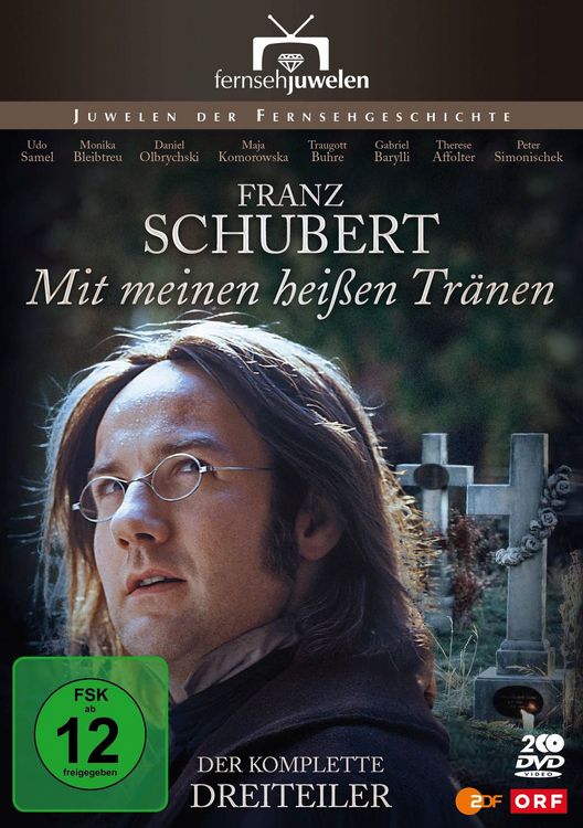 Produktbild: Mit meinen hei&szlig;en Tr&auml;nen - Der komplette Dreiteiler &uuml;ber Franz Schubert (Fernsehjuwelen) [2 DVDs]