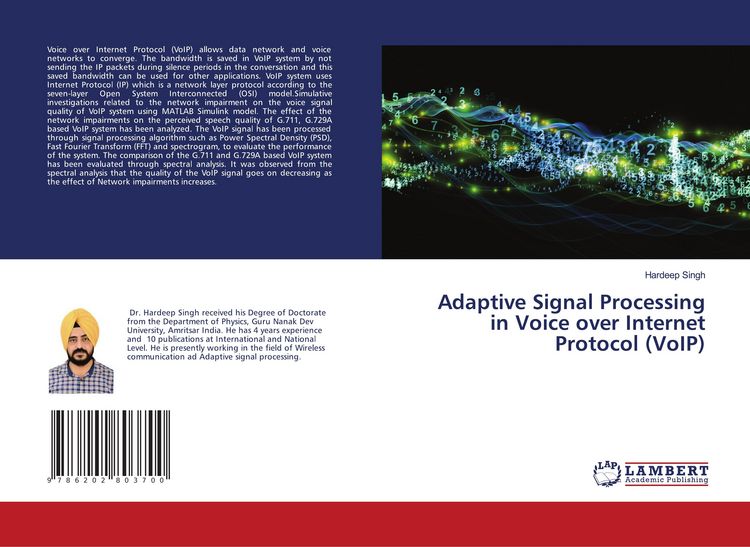 Produktbild: Adaptive Signal Processing in Voice over Internet Protocol (VoIP)
