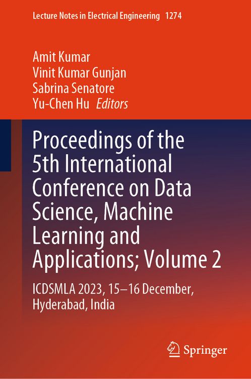 Produktbild: Proceedings of the 5th International Conference on Data Science, Machine Learning and Applications; Volume 2