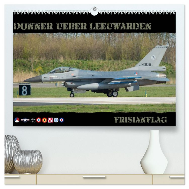Produktbild: Donner ueber Leeuwarden (hochwertiger Premium Wandkalender 2026 DIN A2 quer), Kunstdruck in Hochglanz
