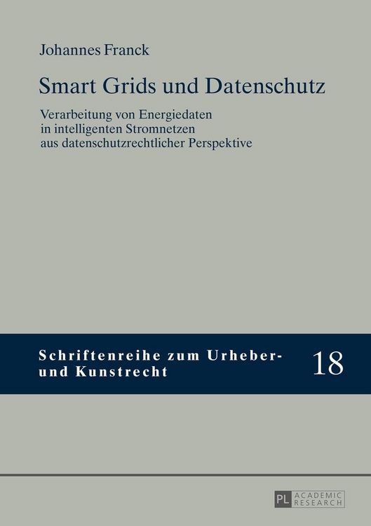 Produktbild: Smart Grids und Datenschutz
