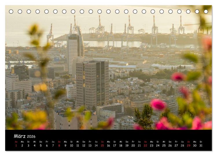 Produktbild: Israel - eindrucksvoll, anders, sch&ouml;n! (Tischkalender 2026 DIN A5 quer), CALVENDO Monatskalender