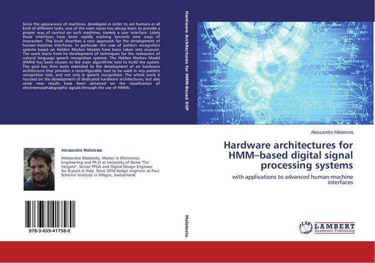 Produktbild: Hardware architectures for HMM-based digital signal processing systems