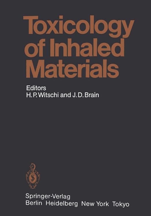 Produktbild: Toxicology of Inhaled Materials