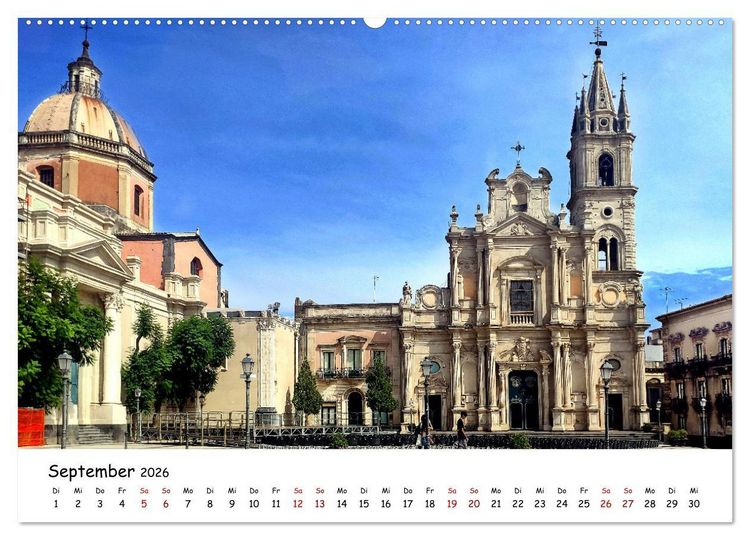 Produktbild: Sizilien - der Osten und die Liparischen Inseln (hochwertiger Premium Wandkalender 2026 DIN A2 quer), Kunstdruck in Hochglanz