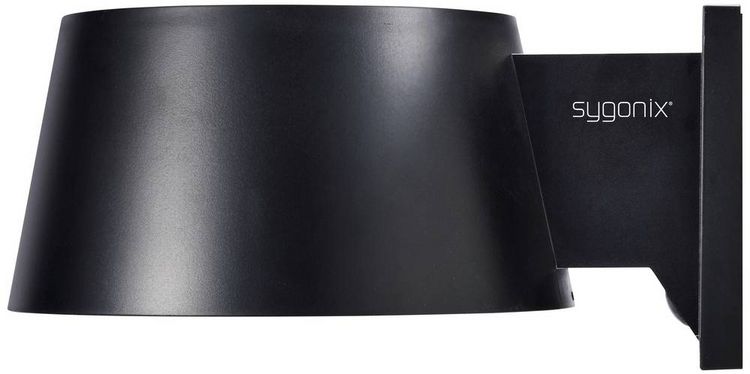 Produktbild: Sygonix SY-5801972 Solar-Au&szlig;enwandleuchte mit Bewegungsmelder LED LED fest eingebaut 10 W Anthrazit-Grau