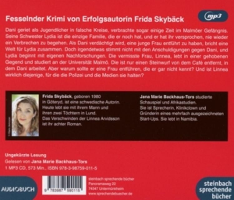 Produktbild: Das Verschwinden der Linnea Arvidsson