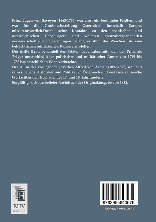Produktbild: Prinz Eugen von Savoyen