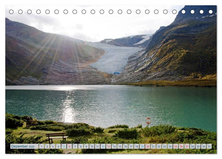 Produktbild: Norwegen - Hurtigruten (Tischkalender 2026 DIN A5 quer), CALVENDO Monatskalender