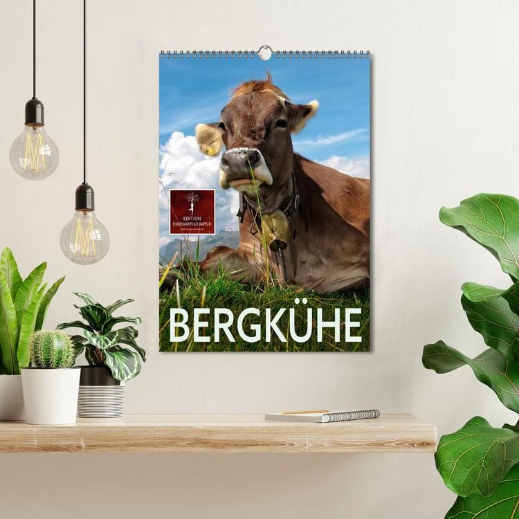 Produktbild: Bergk&uuml;he (Wandkalender 2026 DIN A3 hoch), CALVENDO Monatskalender
