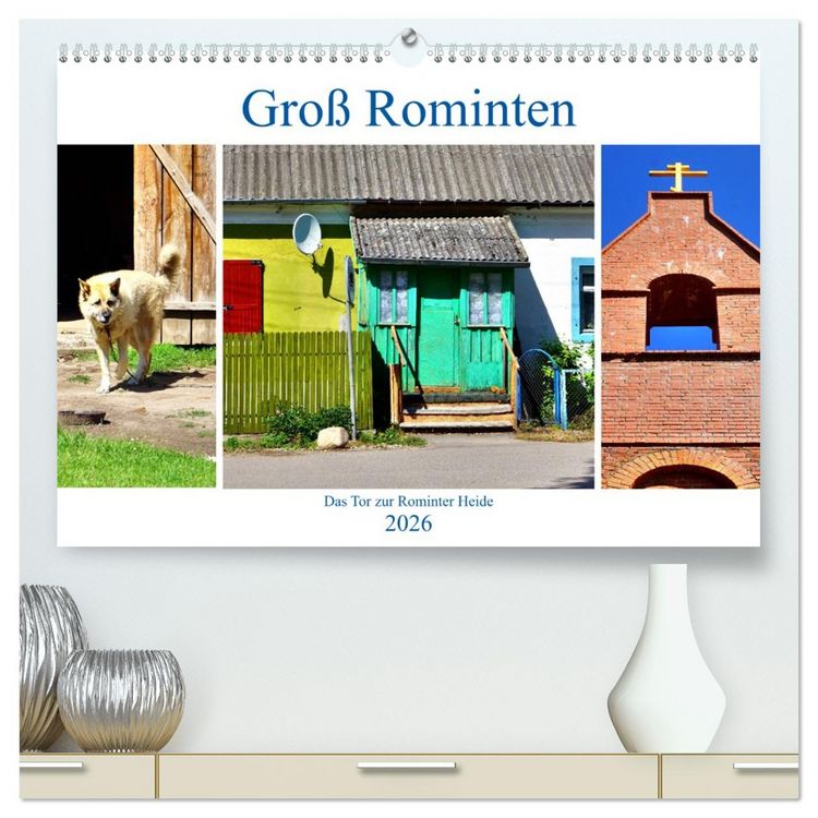 Produktbild: Gro&szlig; Rominten - Das Tor zur Rominter Heide (hochwertiger Premium Wandkalender 2026 DIN A2 quer), Kunstdruck in Hochglanz