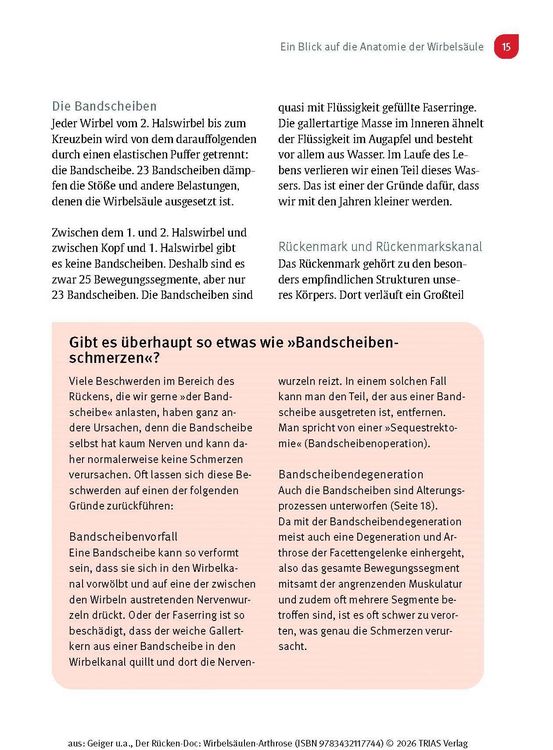 Produktbild: Der R&uuml;cken-Doc: Wirbels&auml;ulen-Arthrose