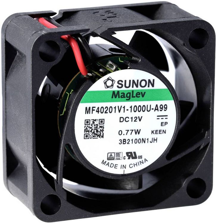 Produktbild: Sunon MF40202VX-1000U-A99 Axiall&uuml;fter 24 V/DC 18.34 m&sup3;/h (L x B x H) 20 x 40 x 40mm
