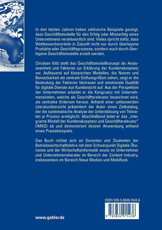 Produktbild: Kundenakzeptanz und Gesch&auml;ftsrelevanz