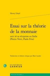 Produktbild: Essai sur la Theorie de la Monnaie; sa Reception en Italie Pietro