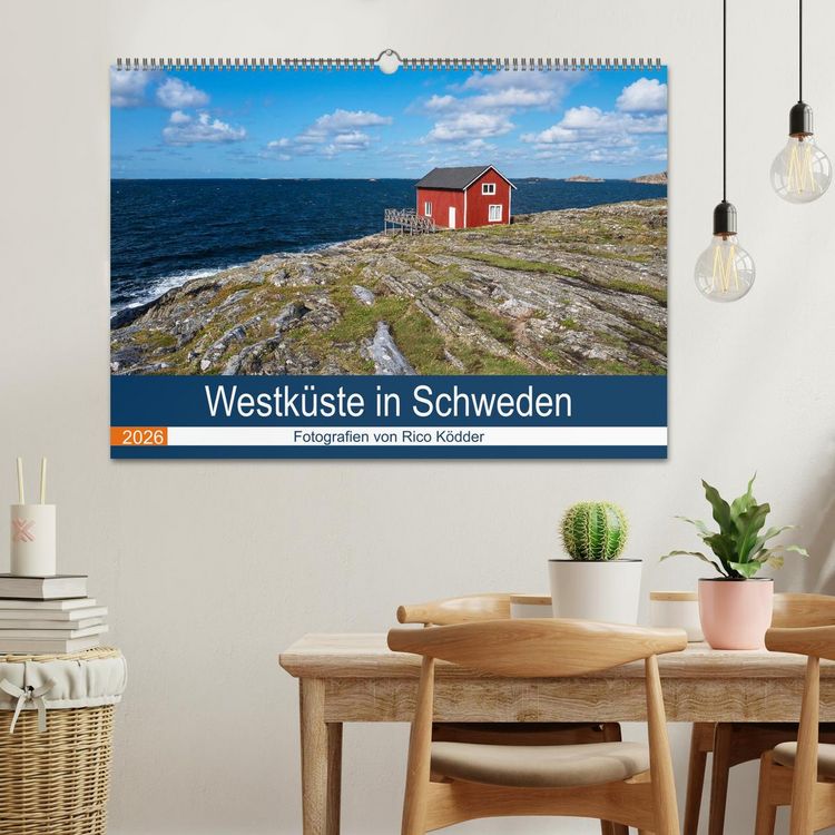 Produktbild: Westk&uuml;ste in Schweden (Wandkalender 2026 DIN A2 quer), CALVENDO Monatskalender