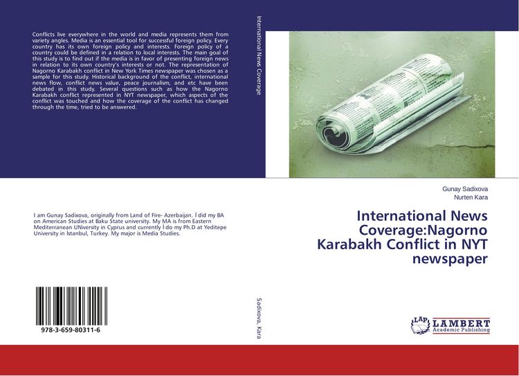Produktbild: International News Coverage:Nagorno Karabakh Conflict in NYT newspaper